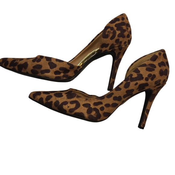 8 1/2 Cheetah Stiletto Pump Women's High Heels Shoes 8.5 - Picture 1 of 8